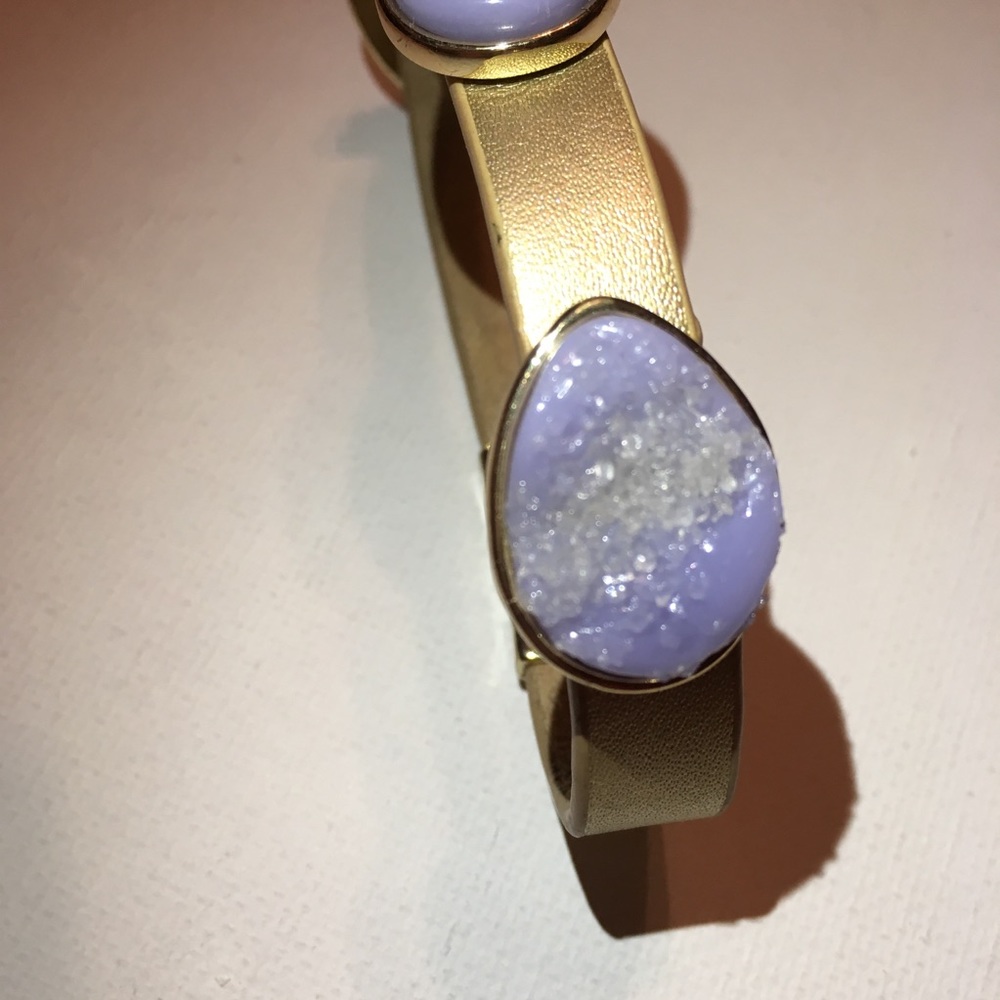 $12/2+ Chico’s Faux Druzy Lavender Bracelet Magnet - Picture 3 of 8